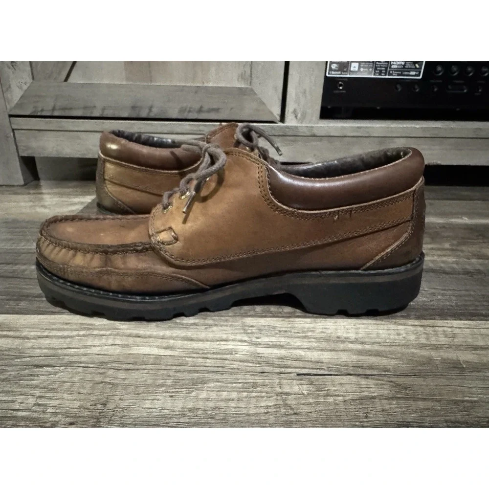 Duck Head Brown Soft Leather Dress Shoes‎ Adult Men's Size 10M